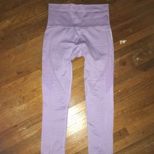 GYMSHARK LILAC SEAMLESS LEGGINGS